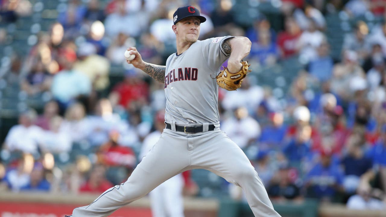 Plesac shuts it down, Indians bats back him up in 10-3 rout of Rangers